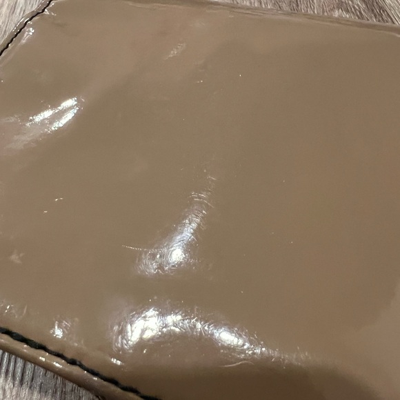 Z Spoke Zac Posen patent tan brown crossbody purse - Picture 8 of 10